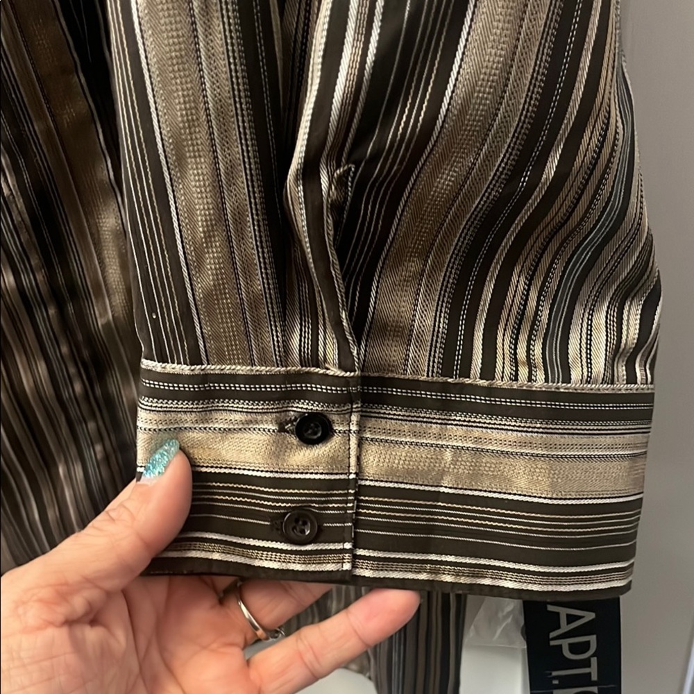 Apt. 9 Striped Button-Up Shirt - Picture 5 of 7